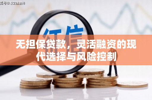建湖无担保贷款，灵活融资的现代选择与风险控制