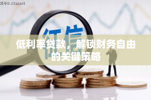 建湖低利率贷款，解锁财务自由的关键策略