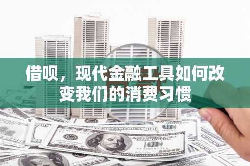建湖借呗，现代金融工具如何改变我们的消费习惯