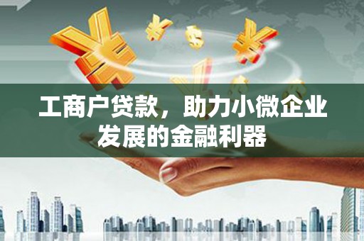 建湖工商户贷款，助力小微企业发展的金融利器