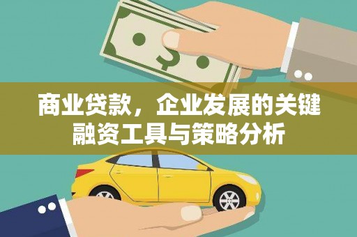 建湖商业贷款，企业发展的关键融资工具与策略分析
