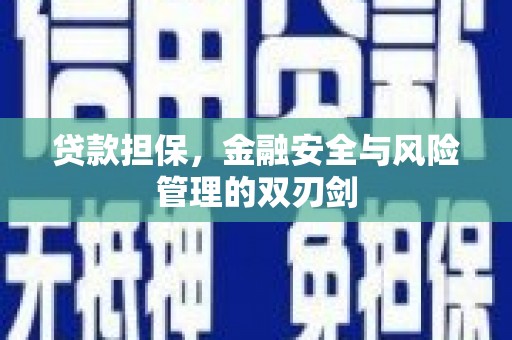 建湖贷款担保，金融安全与风险管理的双刃剑