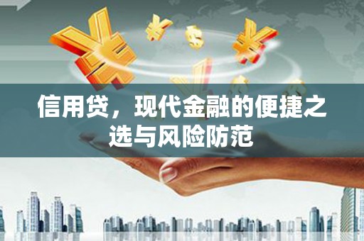 建湖信用贷，现代金融的便捷之选与风险防范