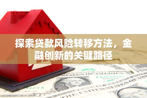 建湖探索贷款风险转移方法，金融创新的关键路径
