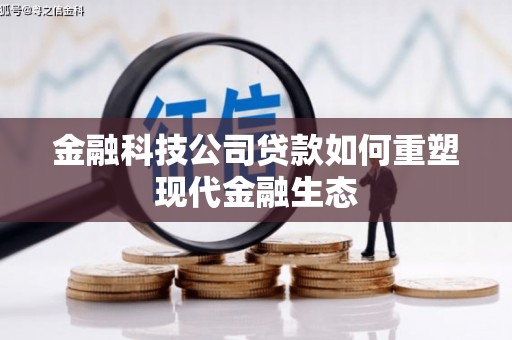 建湖金融科技公司贷款如何重塑现代金融生态